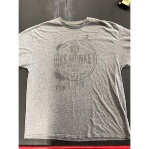Gas Monkey Garage Seek &‎ Destroy Faster Louder Rawlings Car Shop Gray 2XL Shirt